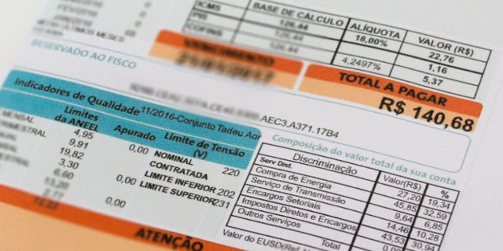 Conta de luz terá aumento de 13% segundo ANATEL