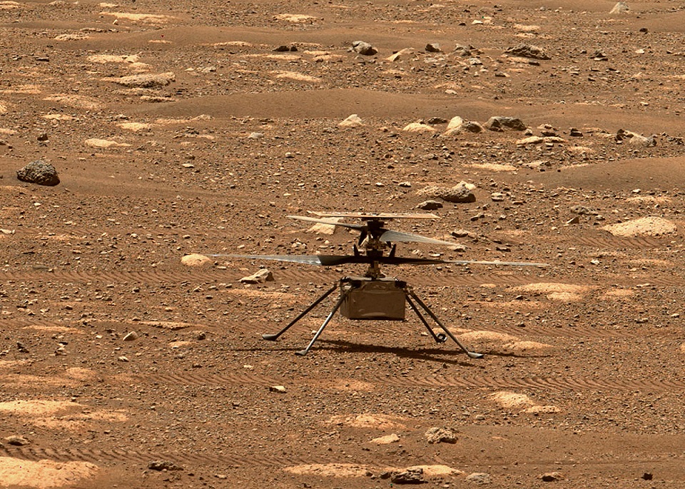 Helicóptero da Nasa faz primeiro voo em Marte