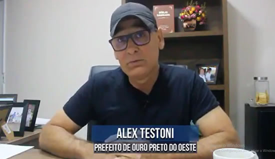 Prefeito Alex Testoni diz que não aceita mais a Caerd na Estância Turística de Ouro Preto do Oeste