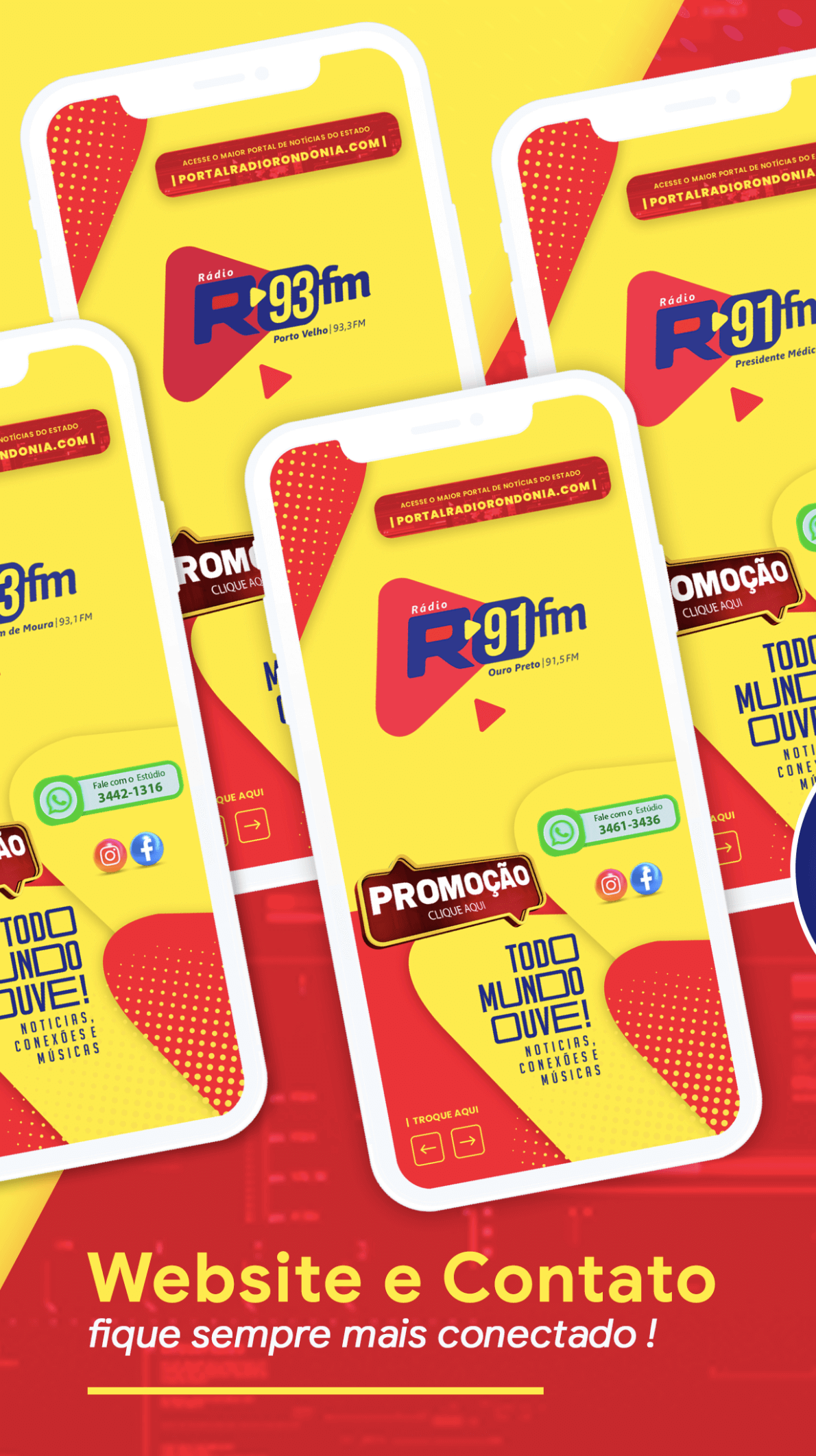 App Rádio Rondônia — conectividade